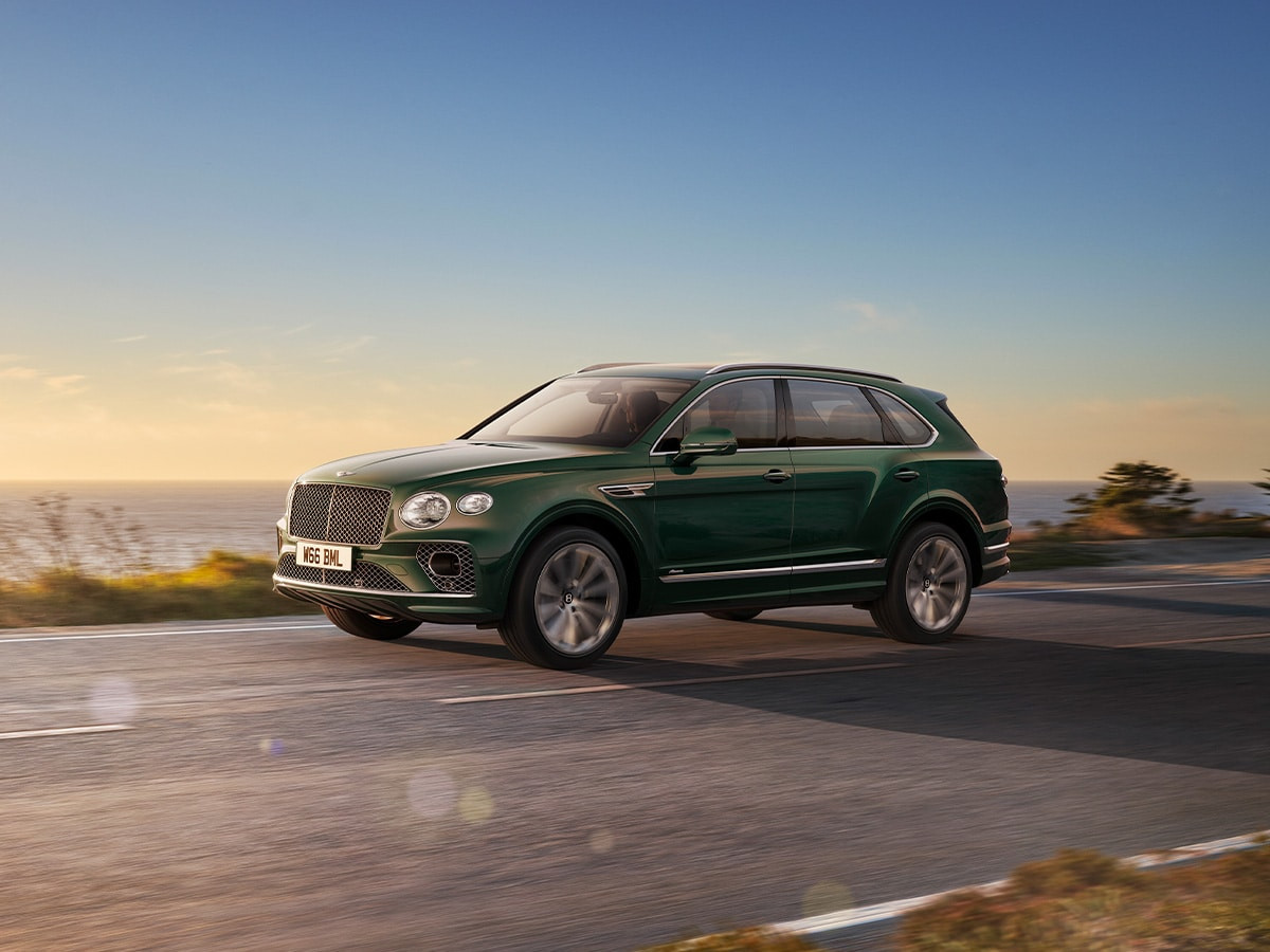 2023 bentley hybrid on road
