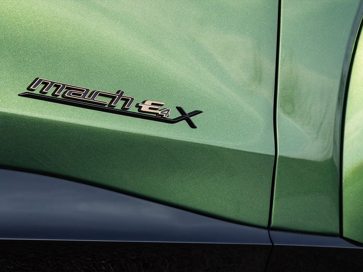 2024 mustang mach e 4 x door badge