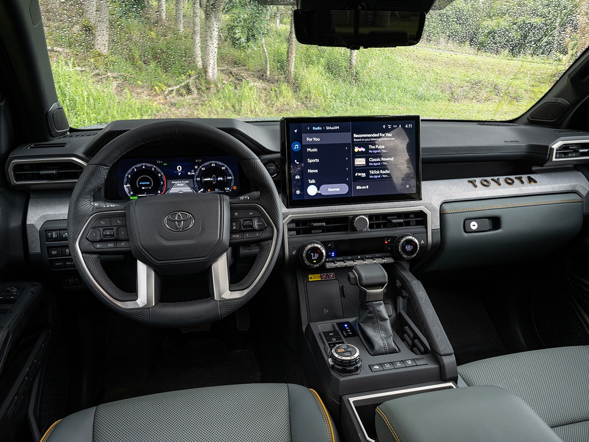 2024 toyota tacoma trailhunter interior