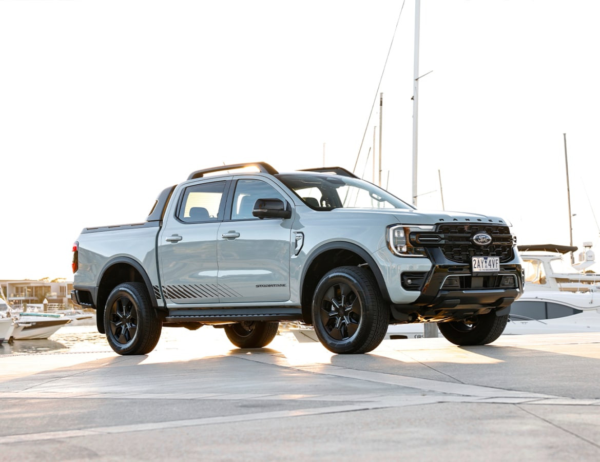 2025 ford ranger phev stormtrak side on