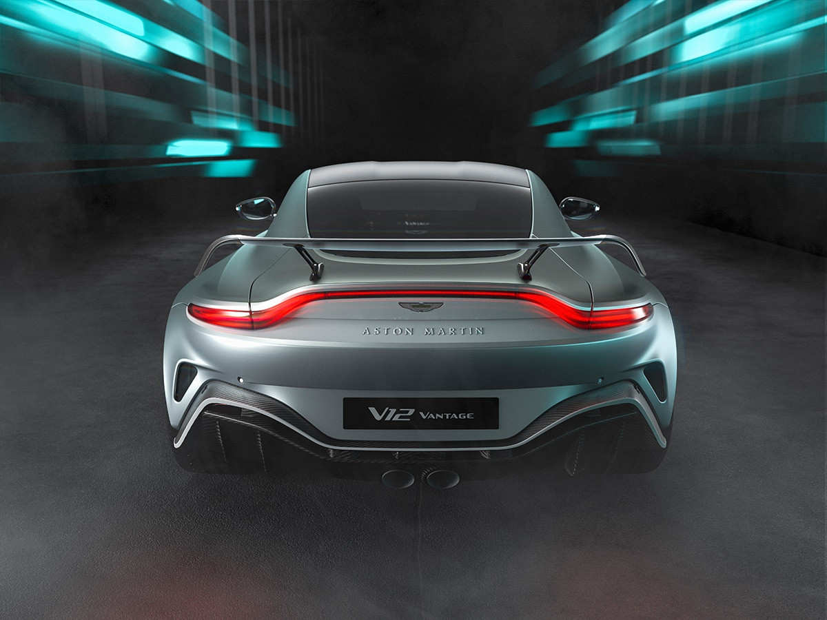 Aston Martin V12 Vantage rear
