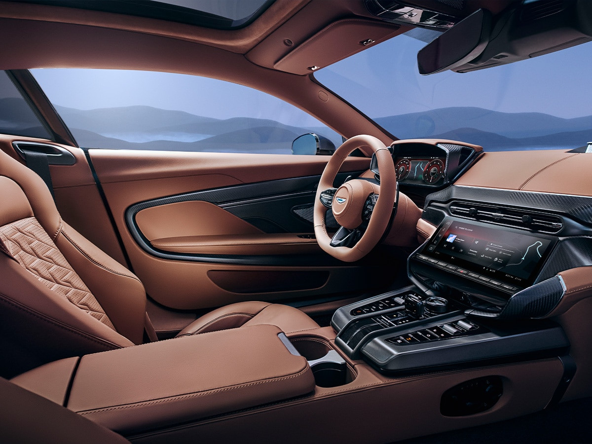 Aston martin vanquish interior view