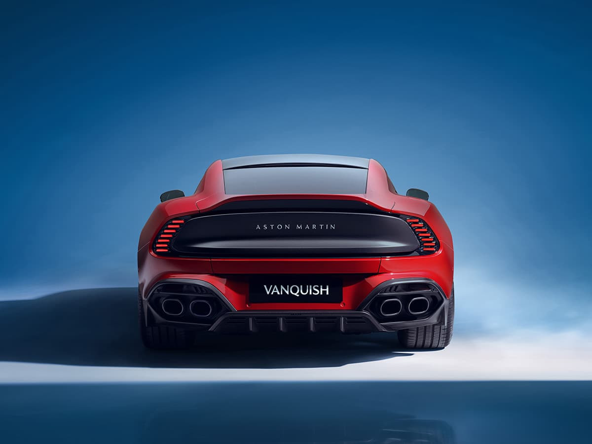 Aston martin vanquish rear end