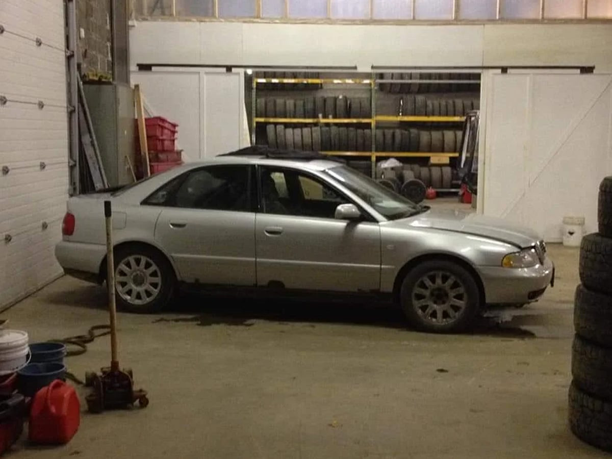 Audi a4 to r8 conversion before