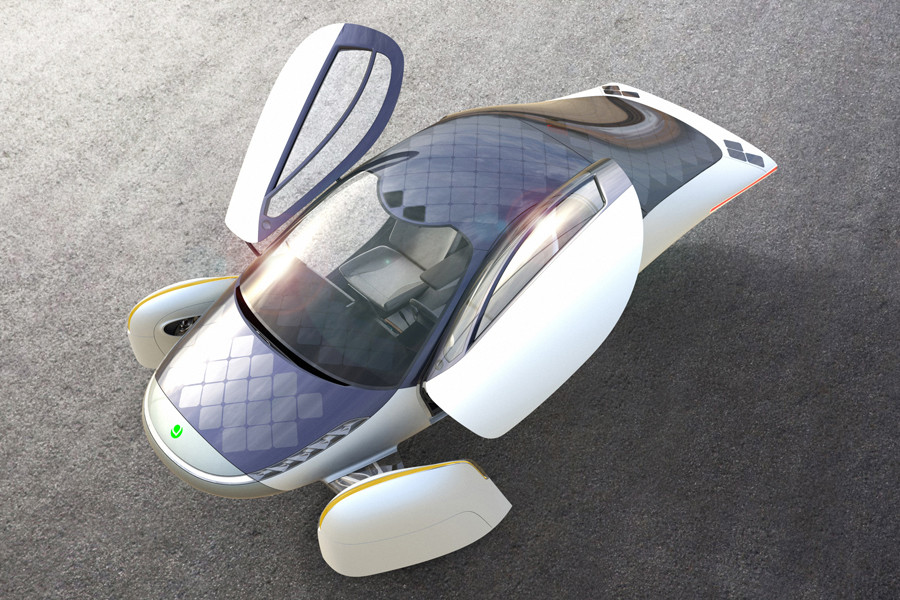 Chiếc xe điện Aptera