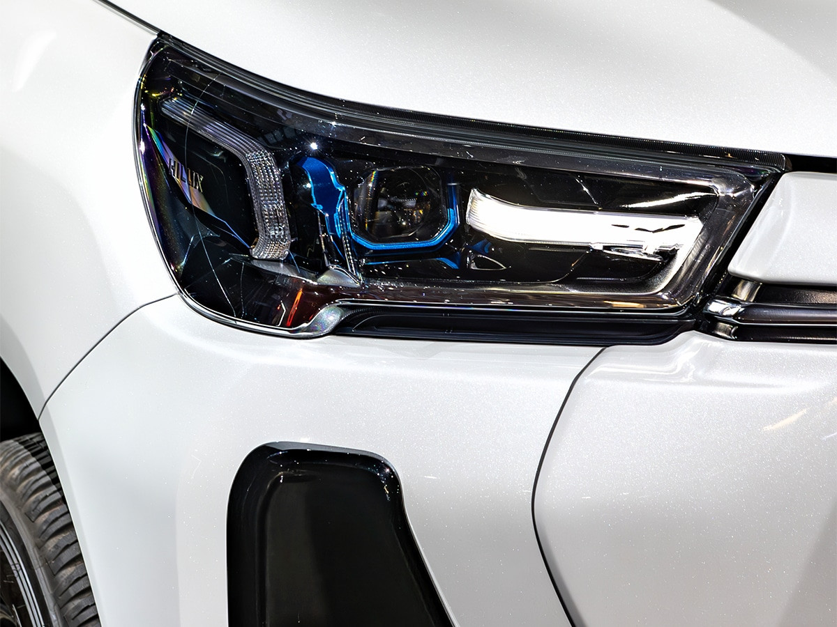 Đèn trước mẫu xe điện Toyota HiLux