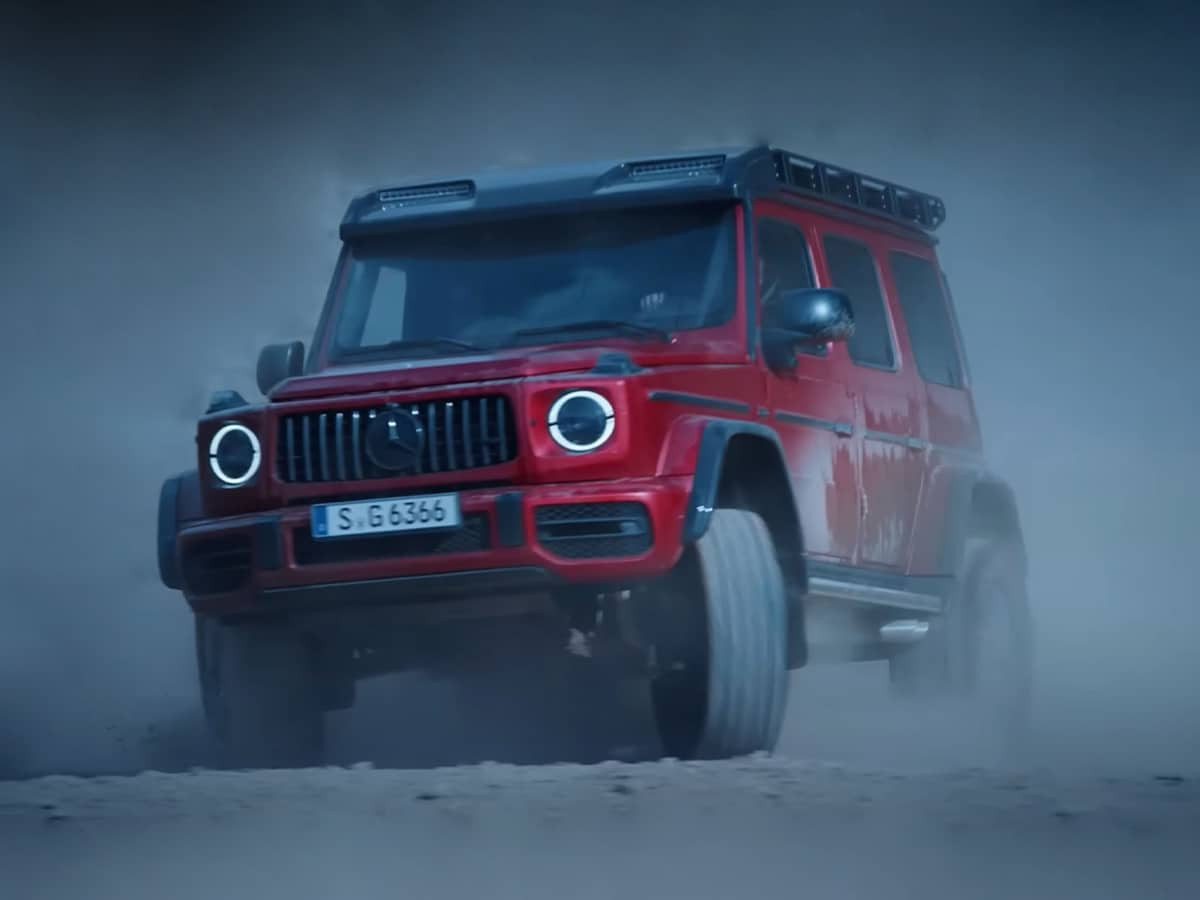 G63 4x4 Squared trên địa hình khó khăn