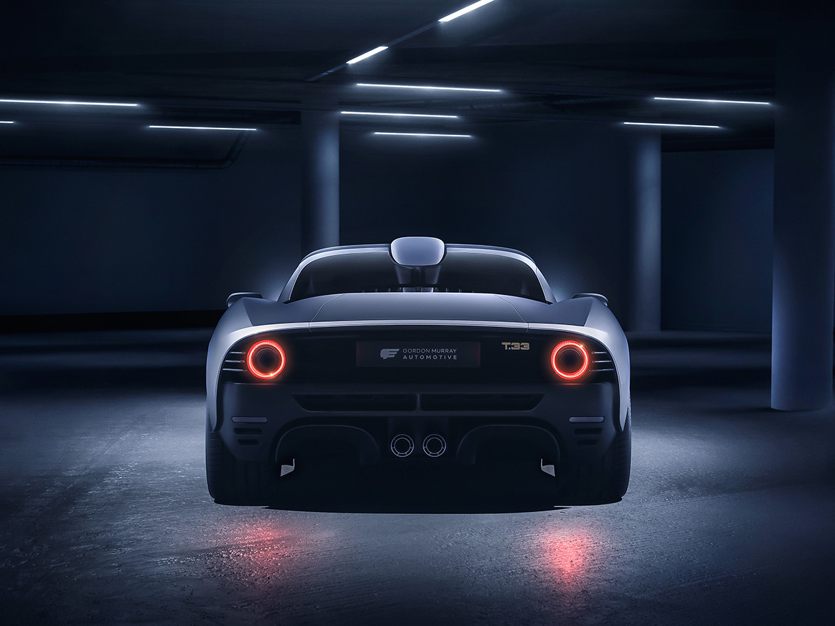 Gordon murray automotive t 33 back
