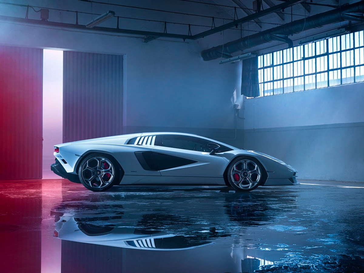 Hình ảnh biểu tượng Lamborghini Countach đời cũ