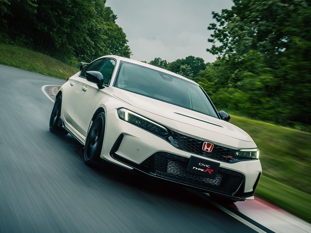 Honda Civic Type R trên đường đua