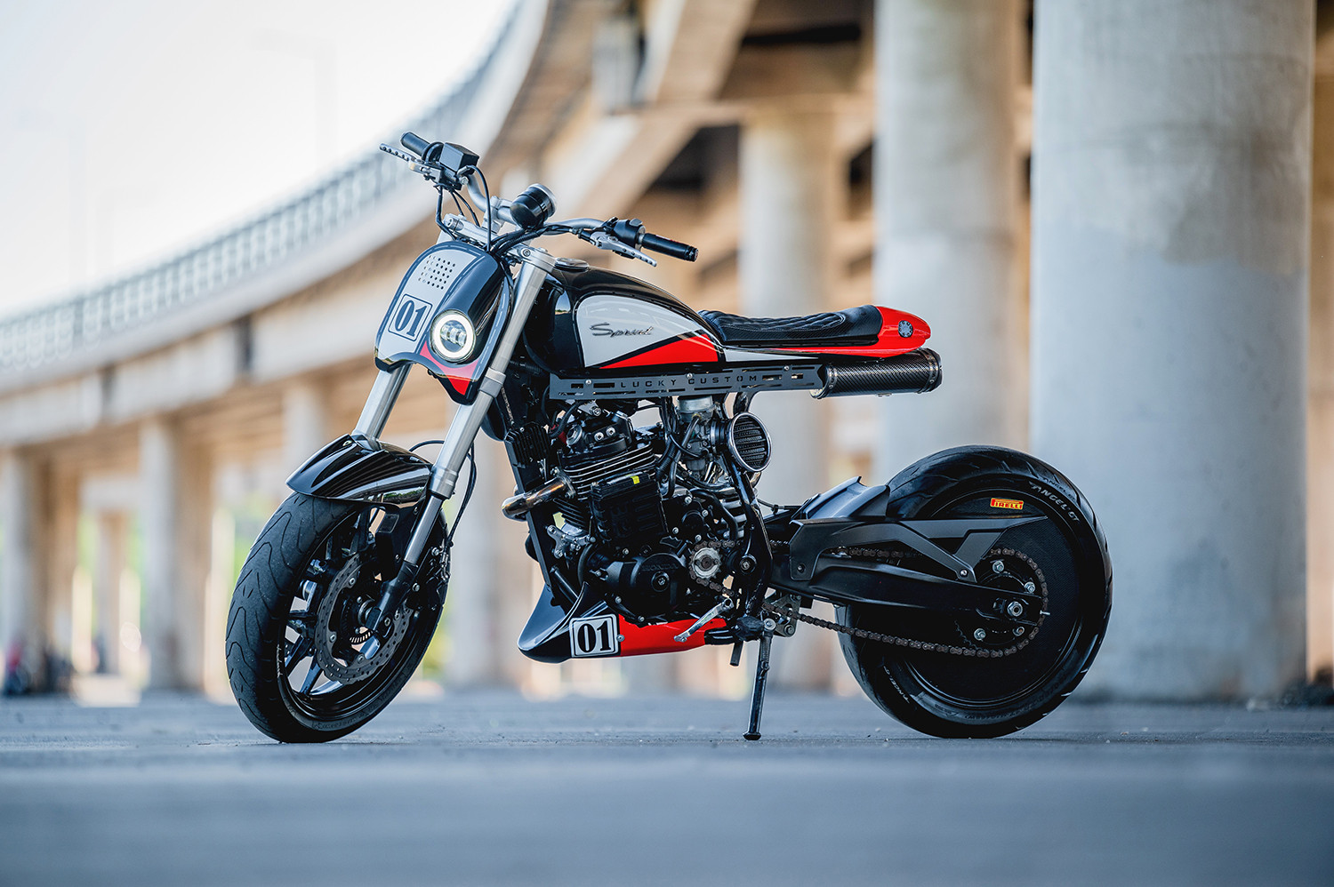 Honda NX400 Custom - Lucky Customs