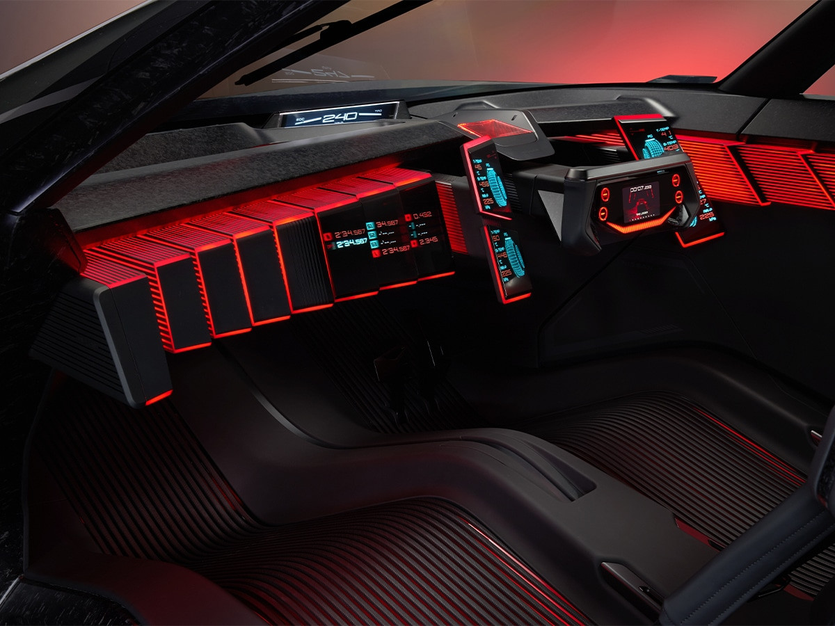 Mẫu xe Nissan Hyper Force nội thất