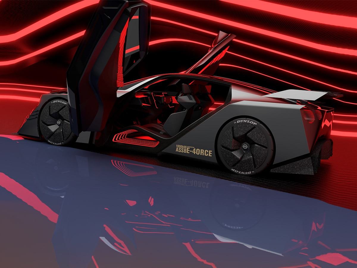 Mẫu xe Nissan Hyper Force từ phía bên
