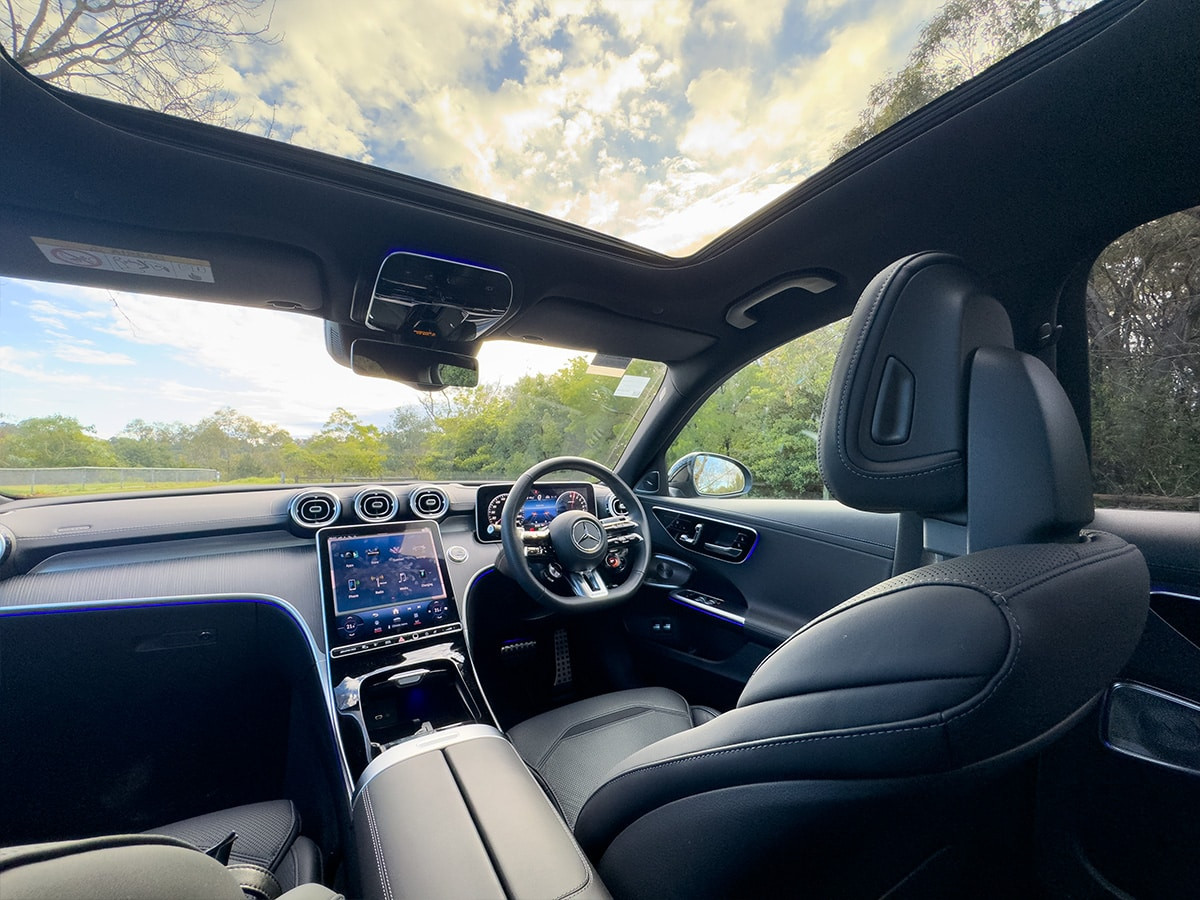 Mercedes amg c63 s e performance interior