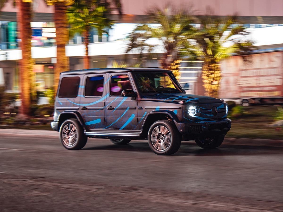 Mercedes-Benz EQG unveiled at CES 2024