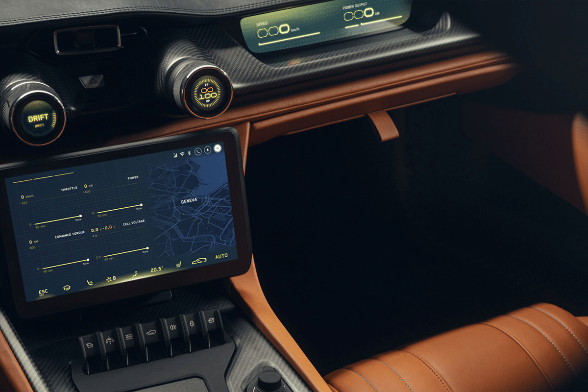Rimac Nevera Nội Thất