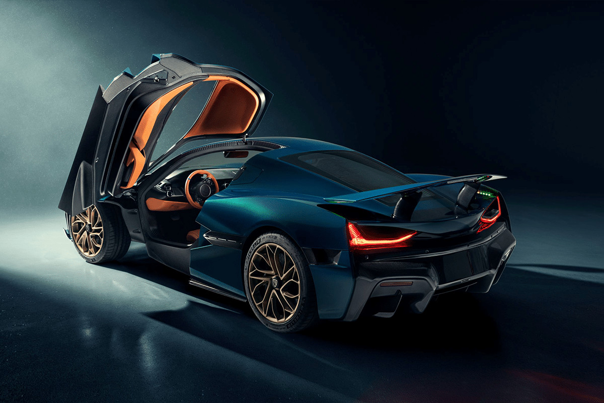 Rimac nevera rear