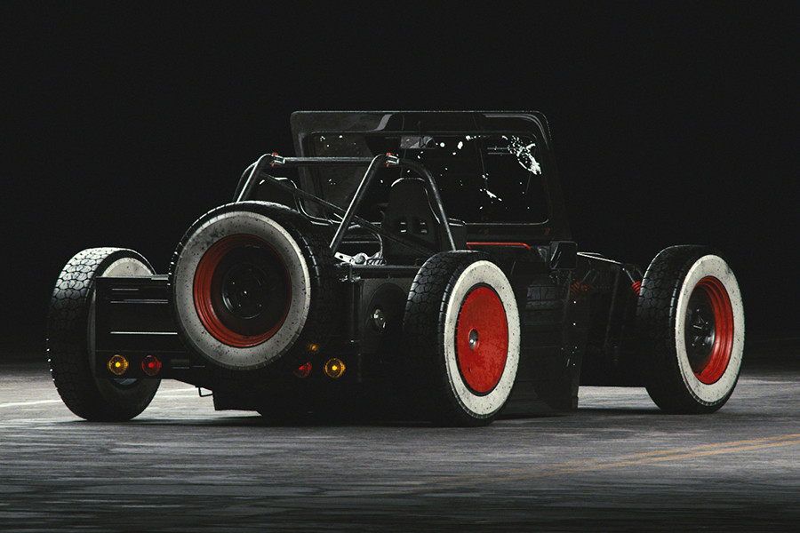 Suzuki Jimny Ratrod 1977 back