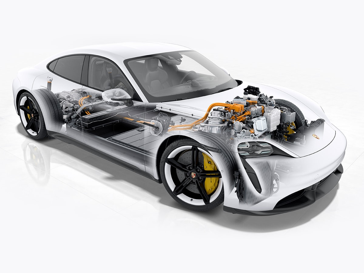 Taycan turbo chassis