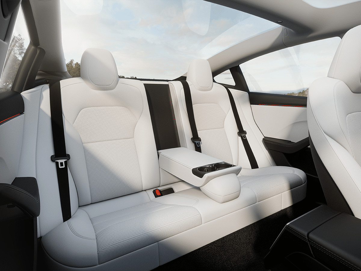 Tesla Model 3 Rear Seats