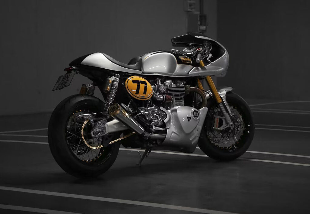 Thiết kế của Triumph Thruxton RS Byakko