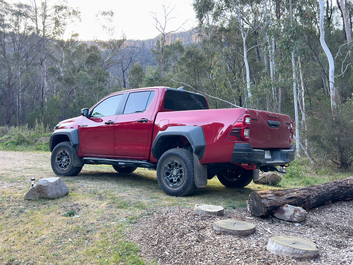 Toyota hilux gr sport rear end