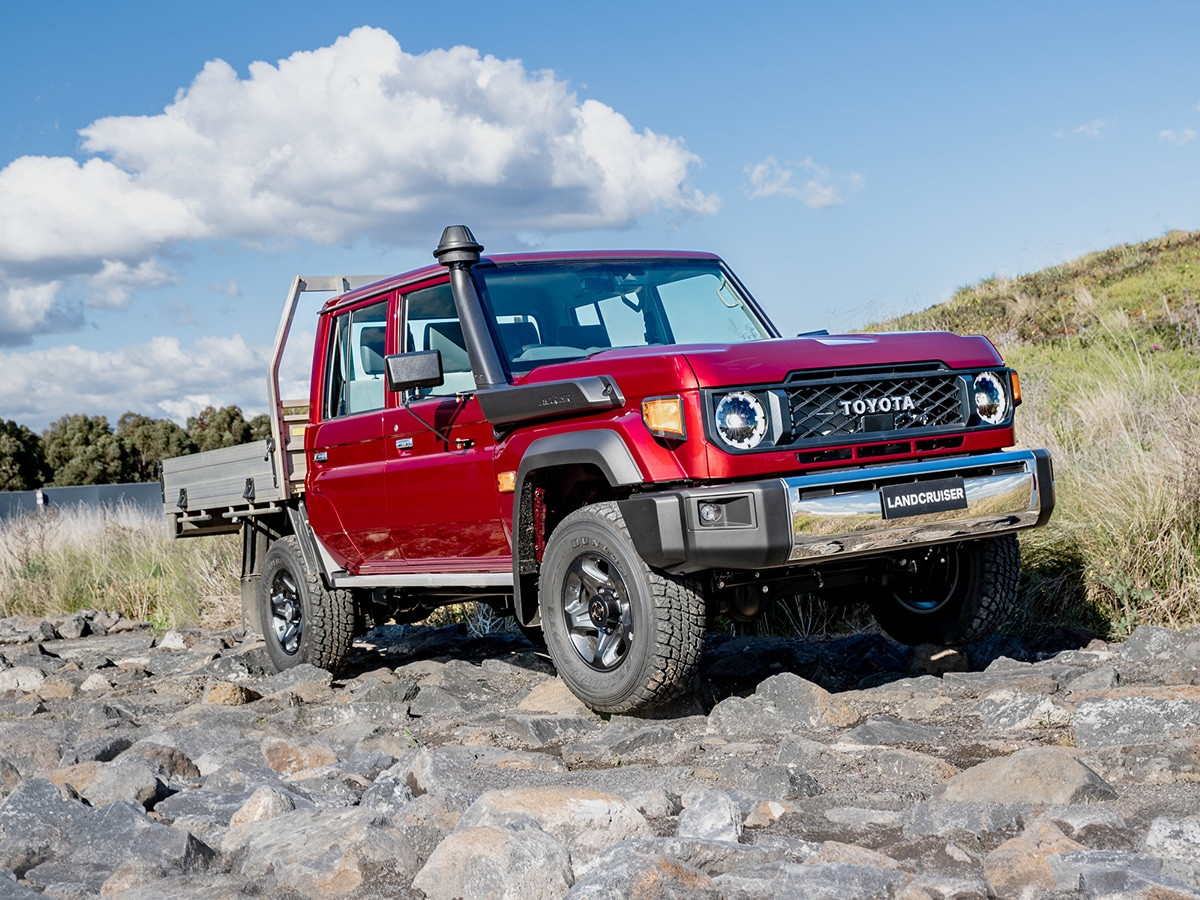 Toyota LandCruiser 70 Series facelift trong thực tế
