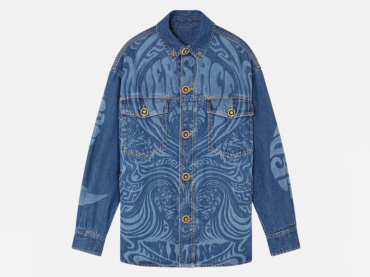 Versace Medusa Music Denim Jacket