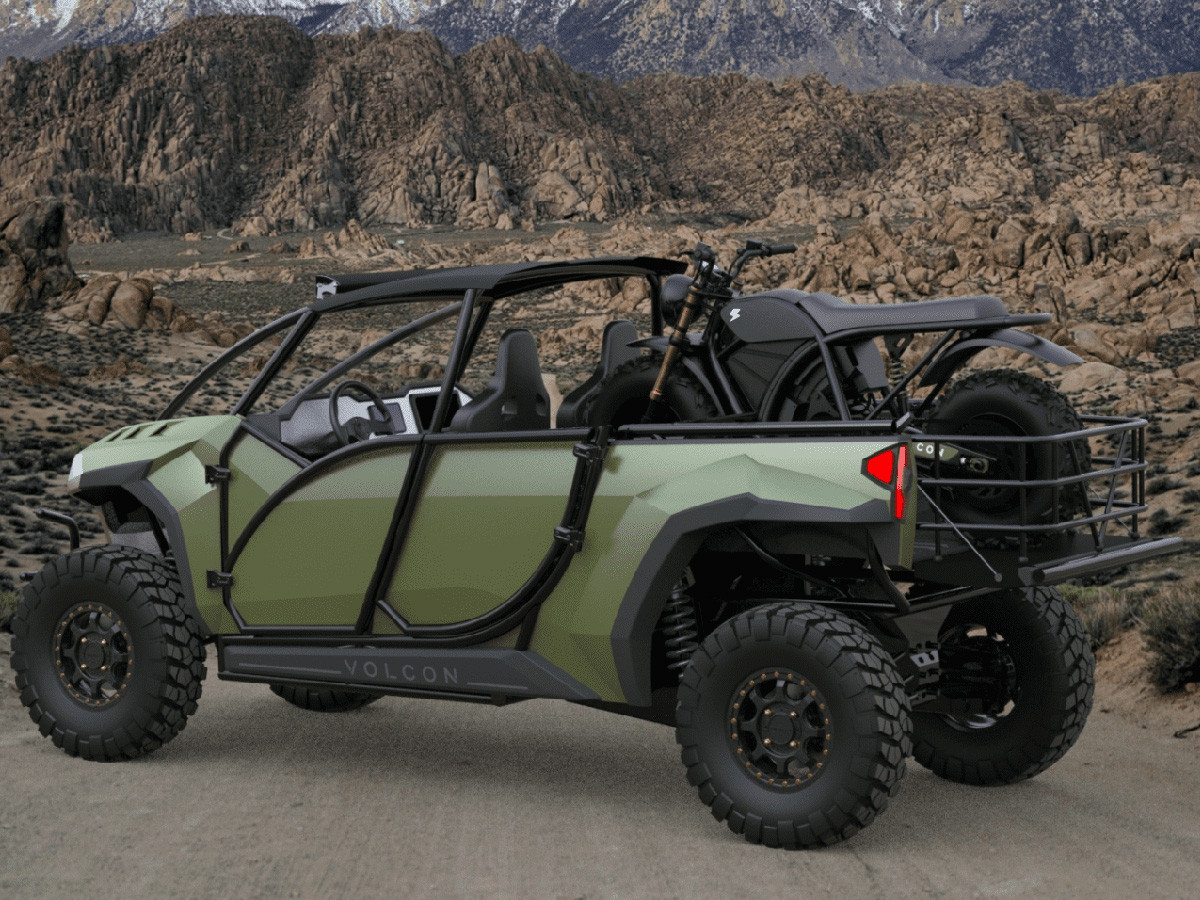 Volcon Beast UTV trên đường